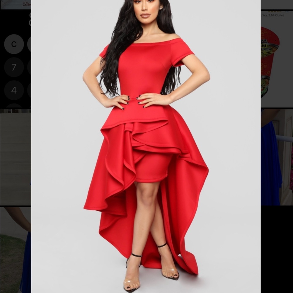 Red dress